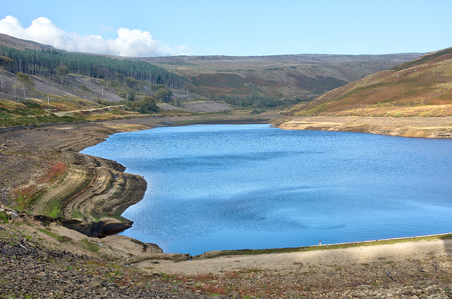 Yeomen Hey reservoir from the dam.