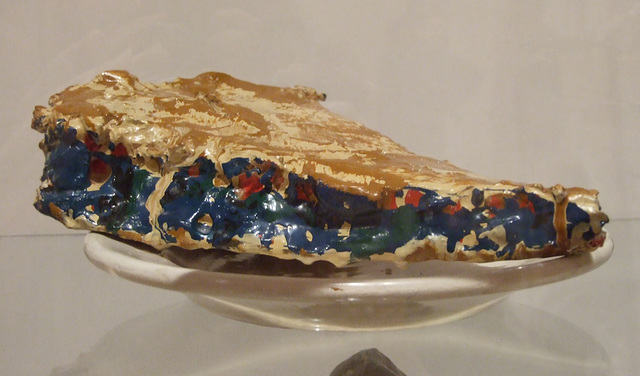 Detail of Pastry Case I by Oldenburg in the Museum of Modern Art, March 2010