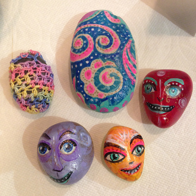 Painted kindness rocks