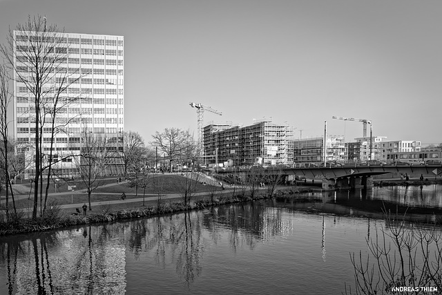 Stadt, Land, Fluss