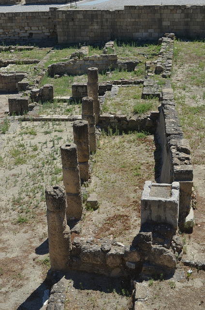 Rhodes, Ancient Kamiros, Remains of Doric Columns