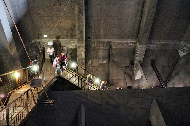 Im Füllbunker des Kohlenturms (Kokerei Hansa, Dortmund-Huckarde) / 9.09.2018