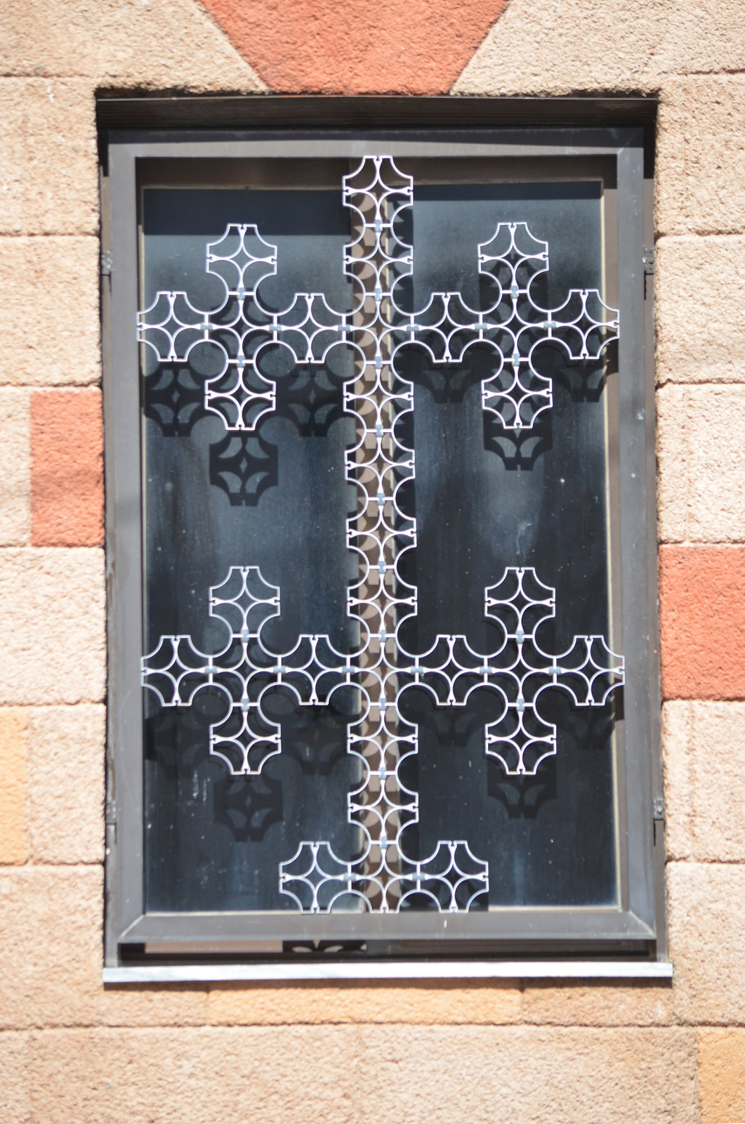 Rhodes, The Window of Aghios Antonios Church in Laerma