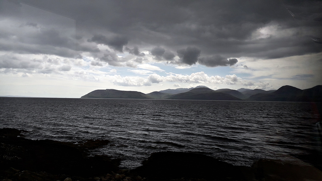 Waiting to Cross to Lochranza ,Arran at Claonaig 15th June 2022.