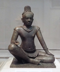 Angkor Bodhisattva Seated in Royal Ease in the Metropolitan Museum of Art, August 2023