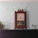 Clock and Damaged Wall in the Kirby House in Old Bethpage Village, August 2022