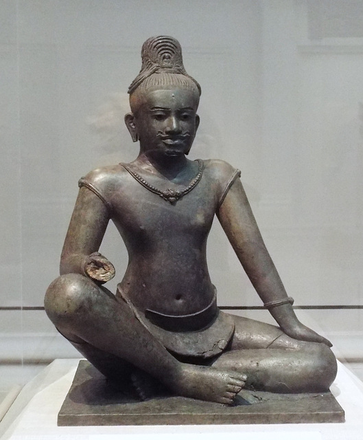 Angkor Bodhisattva Seated in Royal Ease in the Metropolitan Museum of Art, August 2023