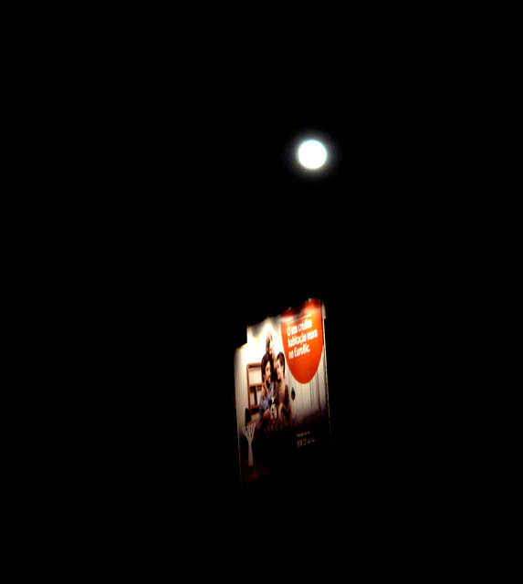 The light of the full moon !!
