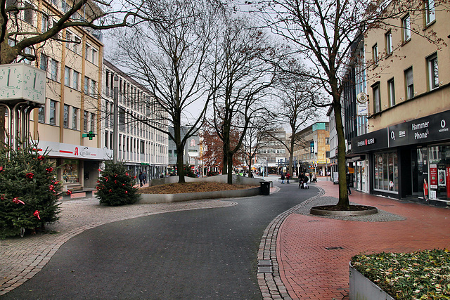 Bahnhofstraße, Fußgängerzone (Hamm) / 16.12.2023