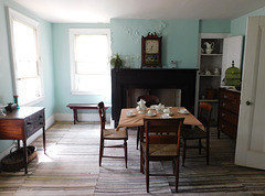 The Dining Room in the Kirby House in Old Bethpage Village, August 2022