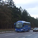DSCF5869 Freestones Coaches (Megabus contractor) ME54 BUS (YT62 JBX) on the A11 near Elveden - 11 Jan 2019
