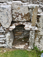 Toilet facilities at The Broch of Gurness
