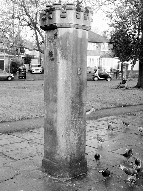 Toll gate post, Park Crescent, Rusholme.