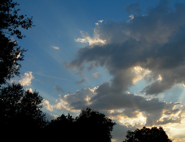 Le rayon vert. Second visage, ciel glorieux en apothéose.