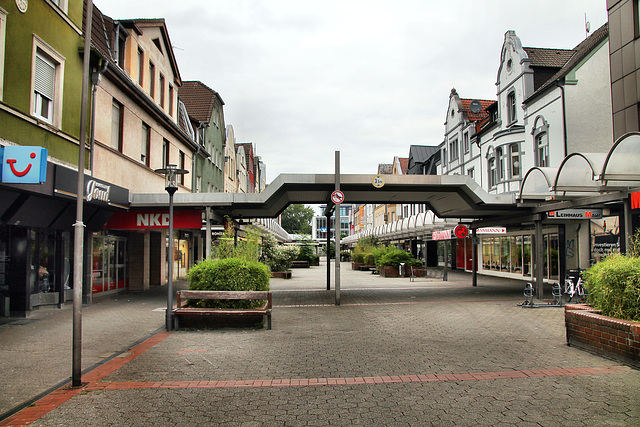 Hülsstraße, Fußgängerzone (Marl-Hüls) / 27.08.2022