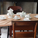 Table in the Dining Room in the Kirby House in Old Bethpage Village, August 2022