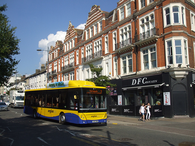 DSCF1613 Anglianbus (Go-Ahead) AU62 DWN in Norwich - 11 Sep 2015