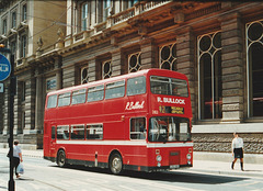 R Bullock and Sons C282 BBP in Mosley Street, Manchester – 14 Jul 1992 (167-15)
