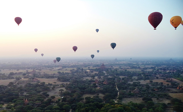 Balloons Over Bagan