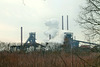 Blick auf das Hochofenwerk Schwelgern von ThyssenKrupp Steel (Duisburg-Marxloh) / 17.02.2018