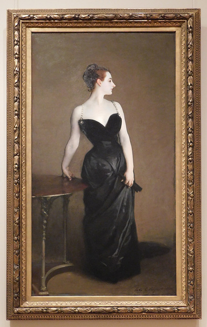 Madame X by Sargent in the Metropolitan Museum, January 2022