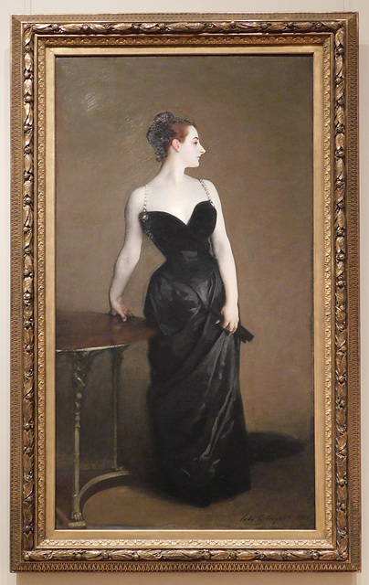 Madame X by Sargent in the Metropolitan Museum, January 2022