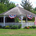 Gazebo in Old Bethpage Village, August 2022