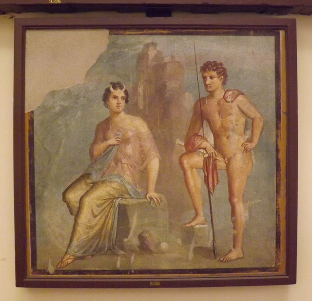 Io and Argus Wall Painting from a Tablinum in the Naples Archaeological Museum, July 2012