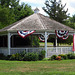 Gazebo in Old Bethpage Village, August 2022