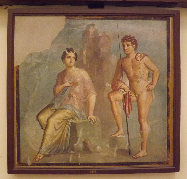 Io and Argus Wall Painting from a Tablinum in the Naples Archaeological Museum, July 2012