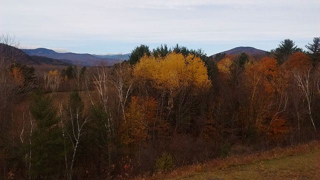 Paysage des montagnes blanches