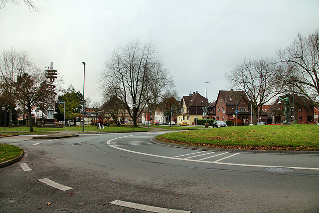 Recklinghauser Straße, Kreisverkehr (Castrop-Rauxel-Ickern) / 26.12.2019