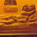 Kissing Couple on a Kline Terracotta Figurine from Pompeii in the Naples Archaeological Museum, July 2012