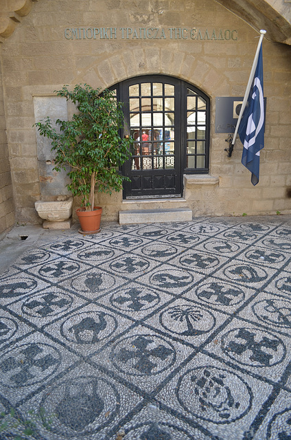 The Mosaic Pavement in the Old Town of Rhodes