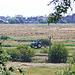Farm tractor working south of Pevensey Castle 24 7 2013