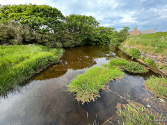 The millstream at Mill of Eyrland
