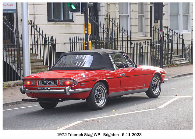 1972 Triumph Stag Brighton 5 11 2023