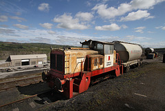 Cement works rail