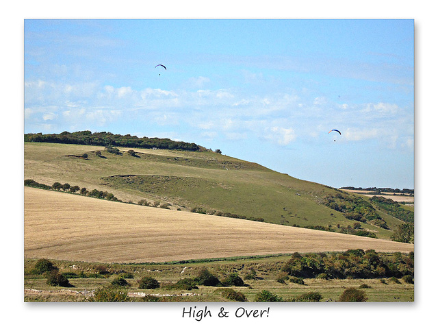 High & Over the Cuckmere valley - 7.9.2016