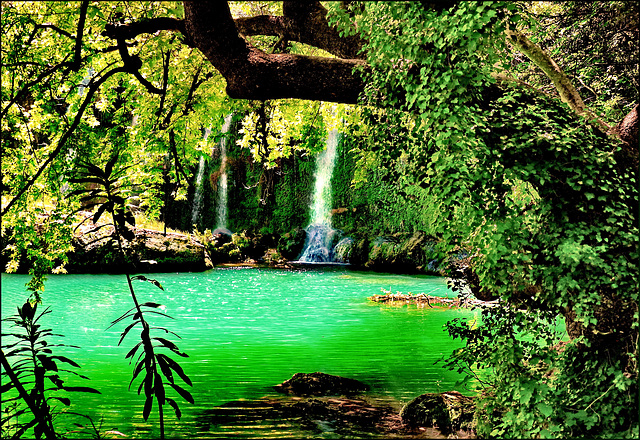 VERDE SPERANZA : invito tutto il mondo a tuffarsi in questo piccolo lago -"Hope"