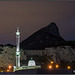 Ibrahim-Moschee vor dem Fels von Gibraltar