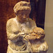 Detail of a Terracotta Statuette of Perona and Micone in the Naples Archaeological Museum, July 2012