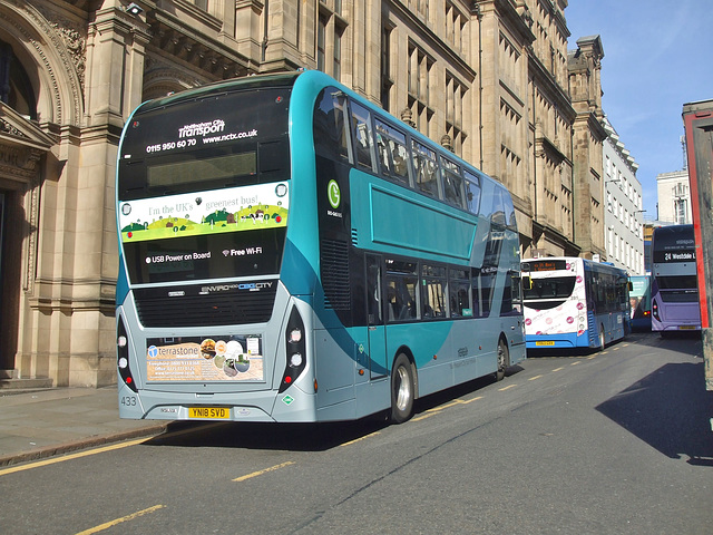 DSCF4742 Nottingham City Transport 433 (YN18 SVD) - 13 Sep 2018