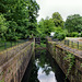 Schleusenkammer der alten Papiermühlenschleuse (Essen-Werden) / 27.06.2021