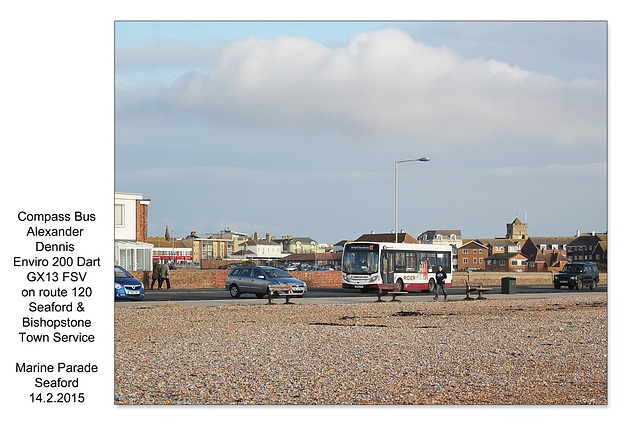 Compass Bus GX13 FSV - Seaford - 14.2.2015