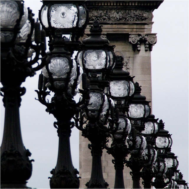 Lampadaires du Pont Alexandre III