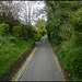 narrow lane at Chiseldon
