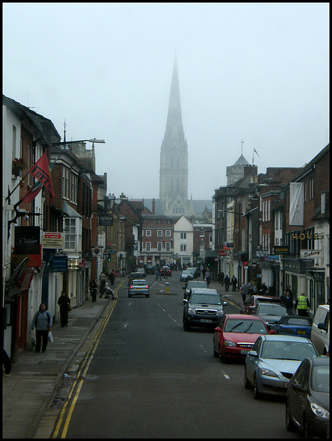 arriving in Salisbury