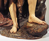 Detail of St. John the Baptist by Montanes in the Metropolitan Museum of Art, July 2023