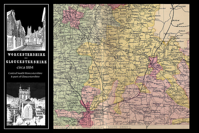 Worcs & Glos 1884 Central S Worcs page 44 lower centre